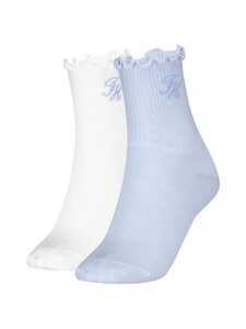 Tommy Hilfiger - Short Refined Monogram -sukat 2-pack - 003 LIGHT BLUE | Stockmann