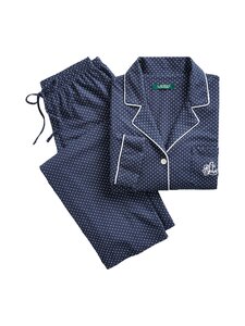 Lauren Ralph Lauren - Pidžamas komplekts ar kapri biksēm - 419 NAVY DOT | Stockmann