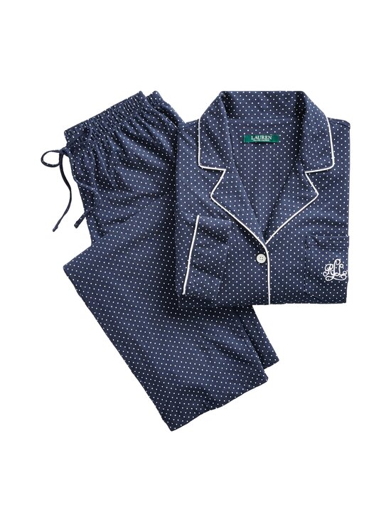 Lauren Ralph Lauren - Pidžamas komplekts ar kapri biksēm - 419 NAVY DOT | Stockmann - photo 1