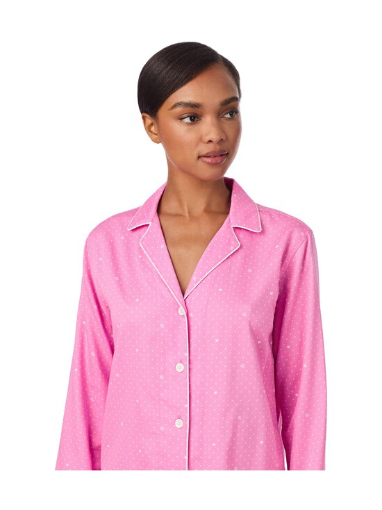 Lauren Ralph Lauren - Notch Collar Long Pants pidžama - 681 PINK PRT | Stockmann - photo 3