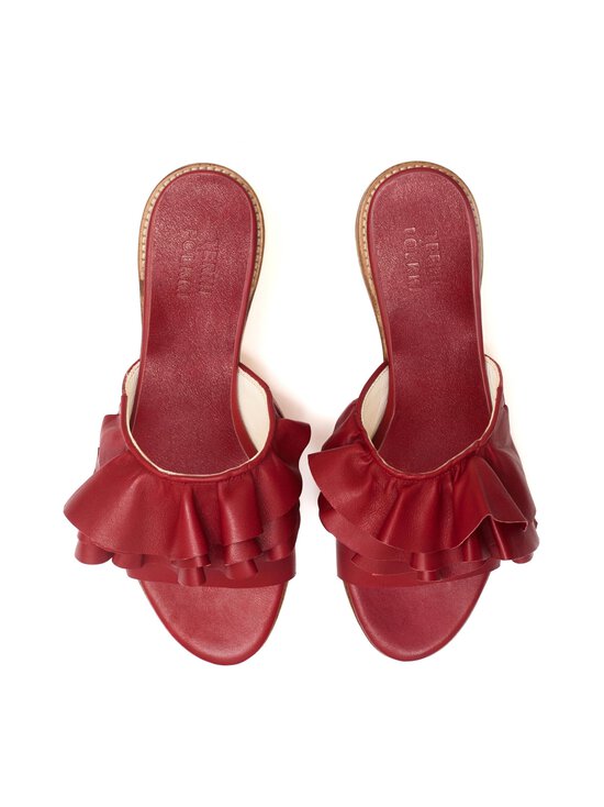 Terhi Pölkki – Fringe Mule Ruffle -sandaalit