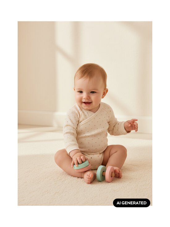 Lindex - Hõlmikbodi Ribbed - 1230 BEIGE | Stockmann - photo 3
