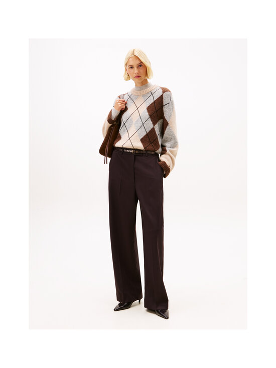 Tommy Hilfiger - Argyle C-neck -alpakkasekoiteneule - 0HL ARGYLE LEGACY BROWN / MID GREY HTR - photo 3 Tommy Hilfiger - Argyle C-neck -alpakkasekoiteneule - 0HL ARGYLE LEGACY BROWN / MID GREY HTR | Stockmann - photo 3