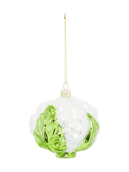 Casa Stockmann - Glass Cauliflower -joulukoriste - WHITE | Stockmann - photo 1