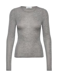 Rosemunde - RWSara Regular -pyjamapaita - 008 LIGHT GREY MELANGE | Stockmann