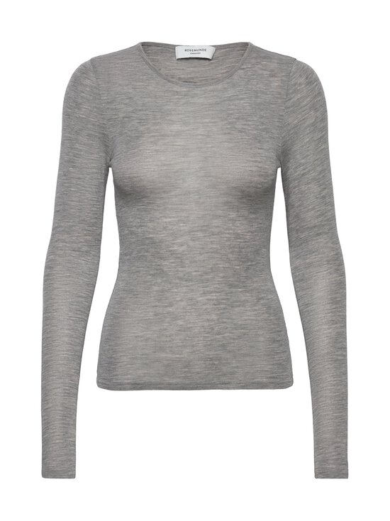 Rosemunde - RWSara Regular -pyjamapaita - 008 LIGHT GREY MELANGE | Stockmann - photo 1
