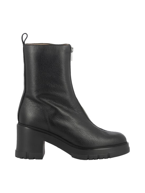 H 4420 block heel front zip -nilkkurit