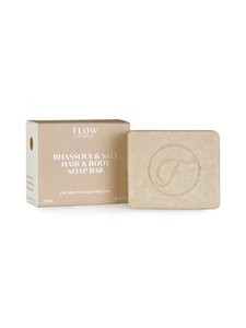 Flow Cosmetics - Rhassoul Salt Hair Body Shampoo Bar for Sensitive Scalp and Skin -luomusaippua 120 g Flow Cosmetics - Rhassoul Salt Hair Body Shampoo Bar for Sensitive Scalp and Skin -luomusaippua 120 g | Stockmann