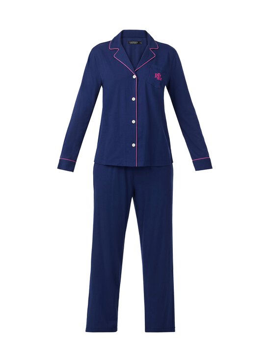 Lauren Ralph Lauren - Notch Collar -pyjama 2-osainen - 400 NAVY | Stockmann - photo 1