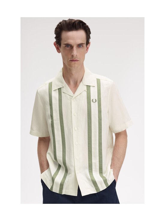 Fred Perry - Panelled Linen Blend -kauluspaita - 760 LIGHT ECRU - photo 5 Fred Perry - Panelled Linen Blend -kauluspaita - 760 LIGHT ECRU | Stockmann - photo 5