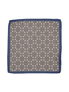 Stockholm Kravatt - Big Medallion - villa-silkkitaskuliina - 12 BLUE/WHITE | Stockmann