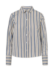 Rue de Tokyo - Pluus Sylina Trio Stripe - BLUE PURPLE CREAM STRIPE | Stockmann