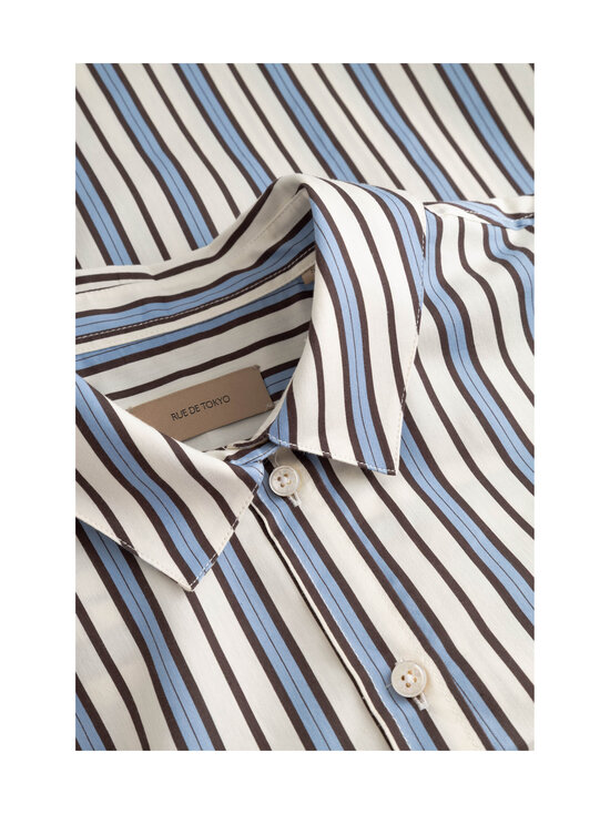 Rue de Tokyo - Pluus Sylina Trio Stripe - BLUE PURPLE CREAM STRIPE | Stockmann - photo 2
