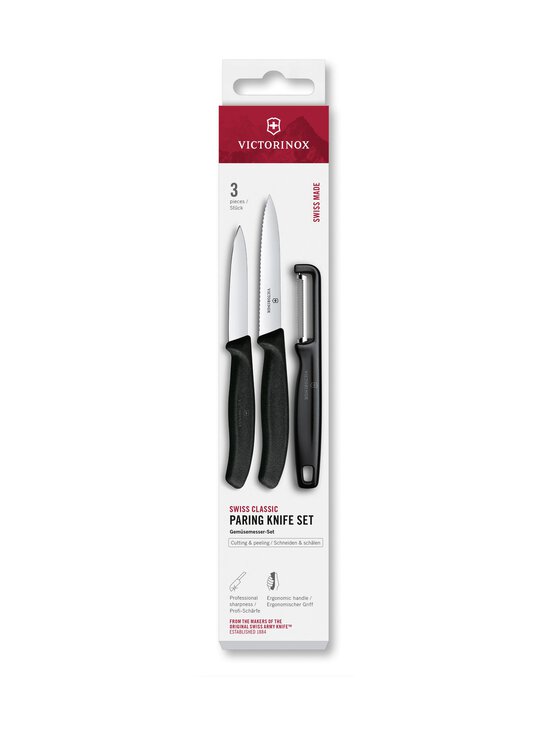 Victorinox - Paring Knife Set -kuorimaveitsisetti 3 kpl - BLACK | Stockmann - photo 1
