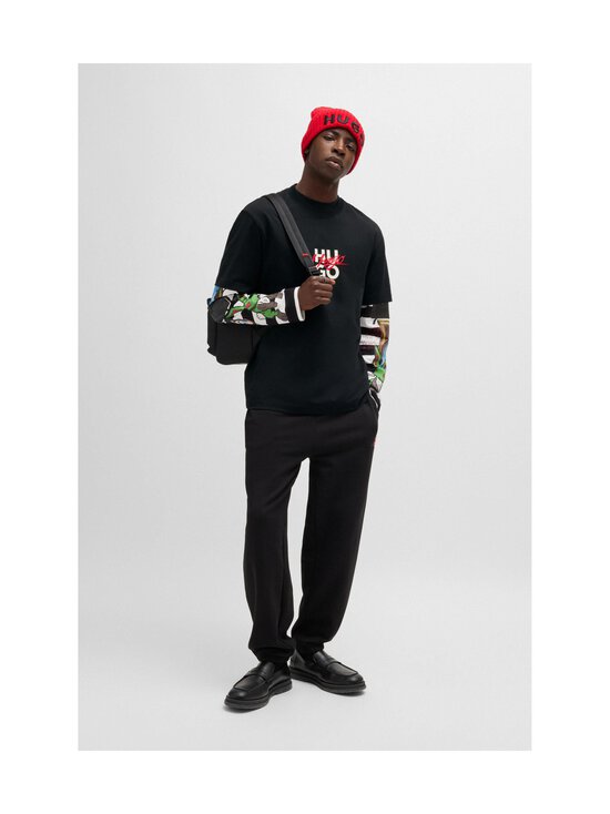 HUGO - Dlongny T-paita - 001 BLACK | Stockmann - photo 4