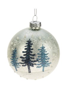 Weiste - Puukoristelu pallo -joulukuusenkoriste - SILVER | Stockmann