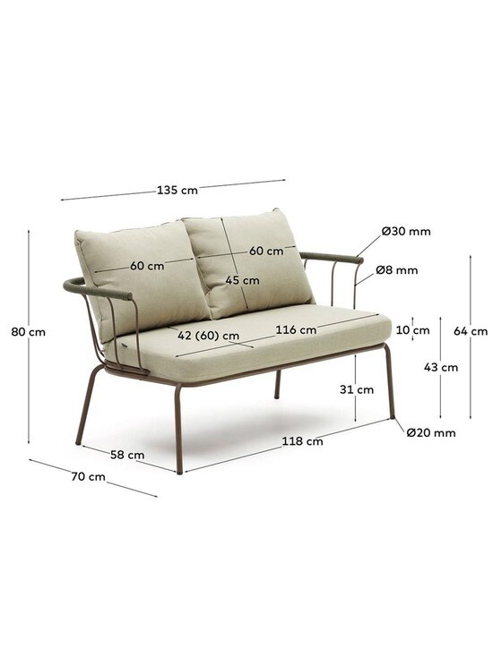 Kave Home - Salguer-ulkosohva - RUSKEA | Stockmann - photo 3