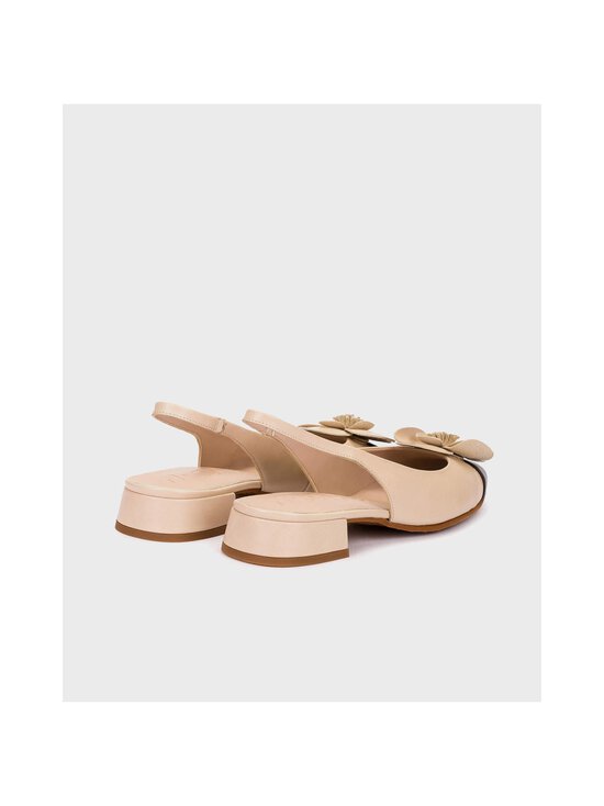 Wonders - Flower Sling Back Ballerina -avokkaat - SAUVAE BEIGE / SAUVAGE NEGRO | Stockmann - photo 3