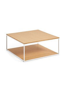 Kave Home - Yoana-sohvapöytä tammi/valkoinen 80 x 80 cm - BEIGE | Stockmann