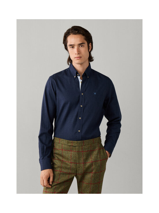 Hackett London - Flannel Multi Trim krekls - 584 BLUE | Stockmann - photo 3