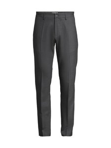 ESSENTIALS by Stockmann - Elijah Slim Fit -housut - DK. GREY MEL. | Stockmann
