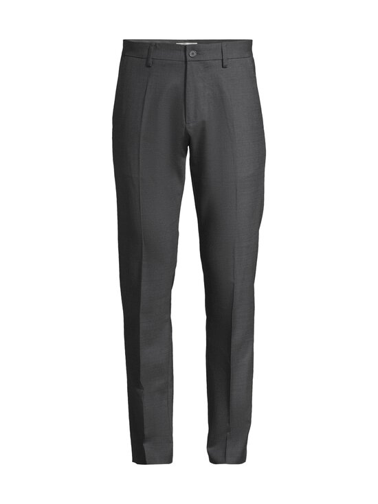 ESSENTIALS by Stockmann - Elijah Slim Fit -housut - DK. GREY MEL. | Stockmann - photo 1