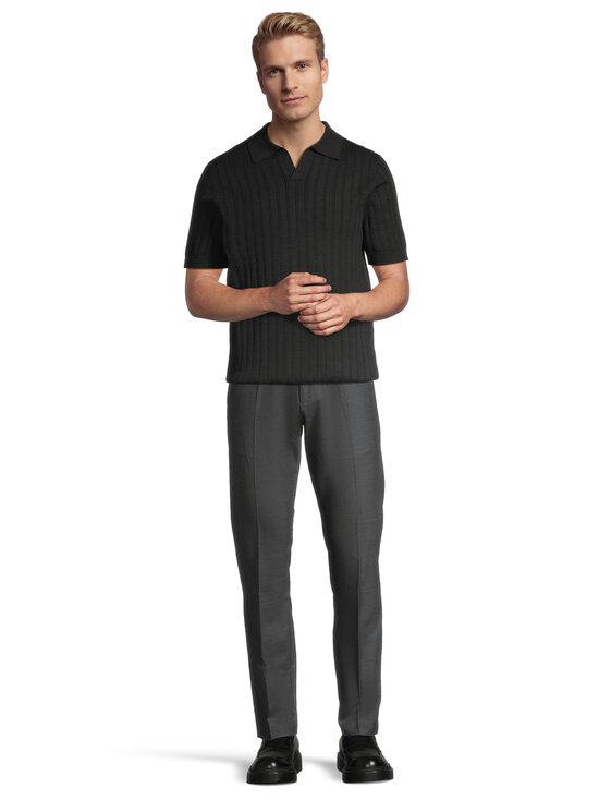 ESSENTIALS by Stockmann - Elijah Slim Fit -housut - DK. GREY MEL. | Stockmann - photo 3