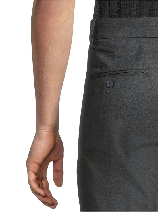 ESSENTIALS by Stockmann - Elijah Slim Fit -housut - DK. GREY MEL. | Stockmann - photo 5