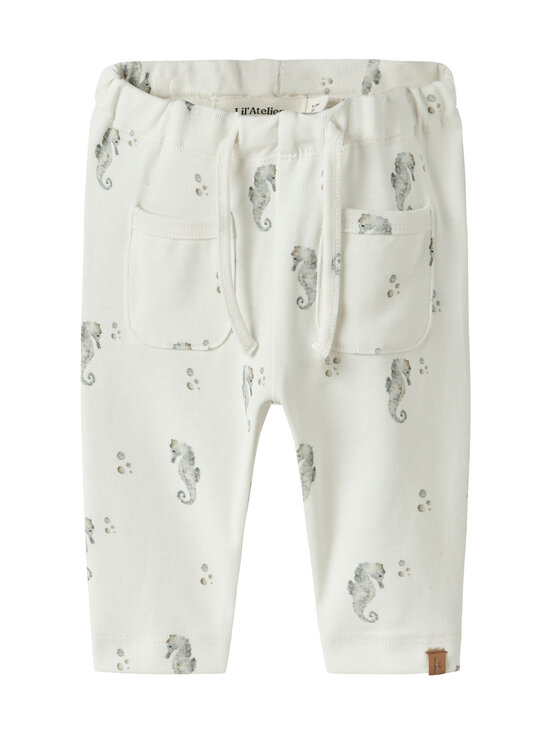 Lil' Atelier - NbmGayo Sas Loose bikses - COCONUT MILK AOP:SEAHORSE | Stockmann - photo 1