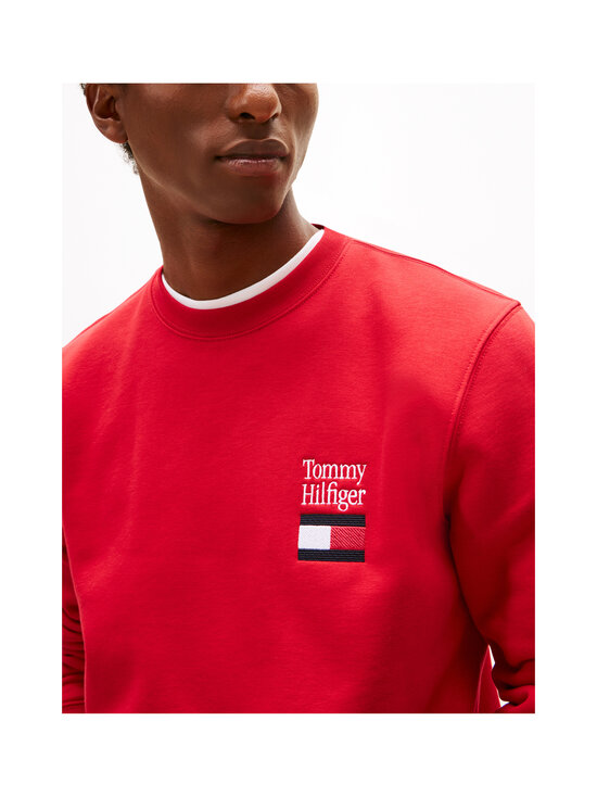 Tommy Hilfiger - Embro Flag -collegepaita - XLD MEDIUM RED | Stockmann - photo 5