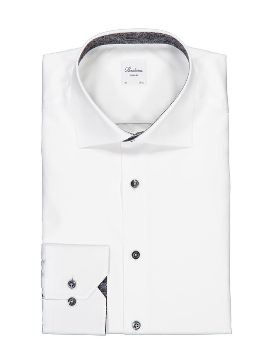 Stenströms - Slimline Contrast -kauluspaita - 000 WHITE | Stockmann - photo 1