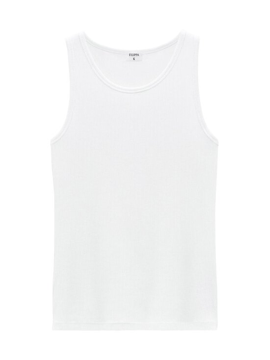 Filippa K - Topp Fine Rib Tank - 1009 WHITE | Stockmann - photo 1