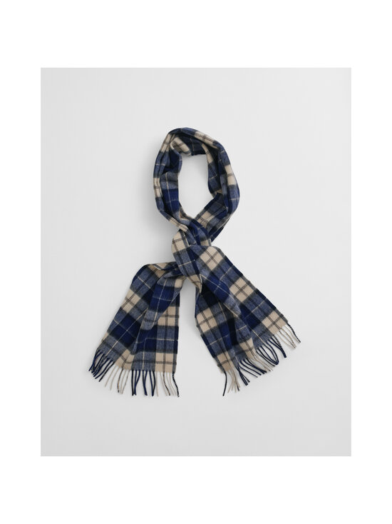 GANT - Ruudullinen merinovillahuivi - 423 PERSIAN BLUE | Stockmann - photo 2