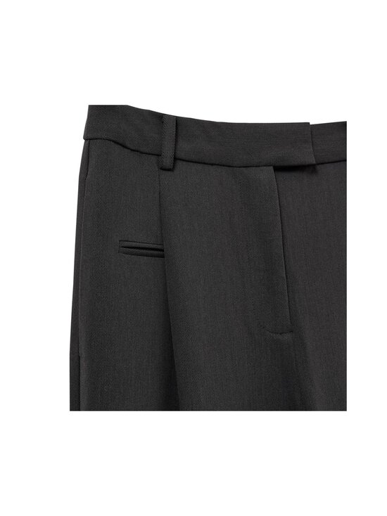 Sofie Schnoor - ElsabethSW Suiting -leveälahkeiset housut - 8008 DARK GREY | Stockmann - photo 3