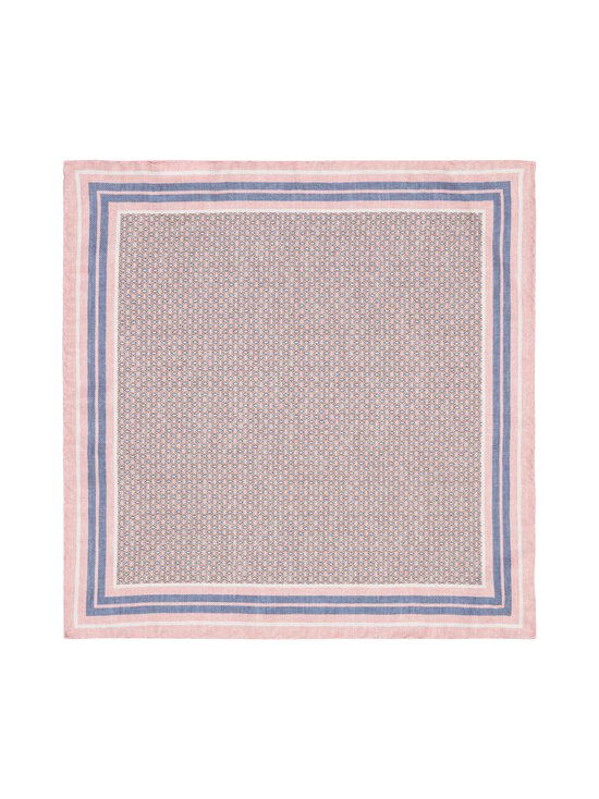 Stockholm Kravatt - Small Print -silkkitaskuliina - 4 ROSE/BLUE | Stockmann - photo 1