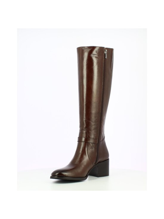 Wonders - Buckle Zipper -nahkasaappaat - TRIS KESTANE = ATNIIKKI BRWN | Stockmann - photo 4