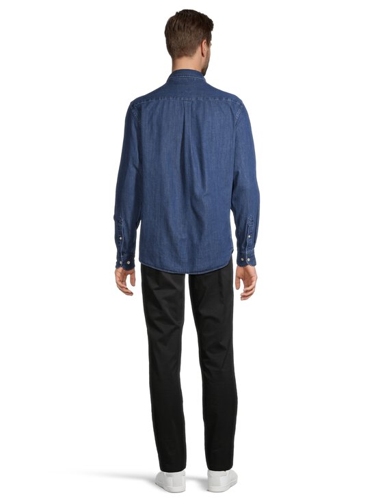Oscar Jacobson - Regular Fit Wide Spread C -kauluspaita - 205 MIDNIGHT BLUE | Stockmann - photo 3