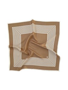 lescarf - Striped-silkkihuivi - CAPPUCCINO &AMP; CREAM | Stockmann