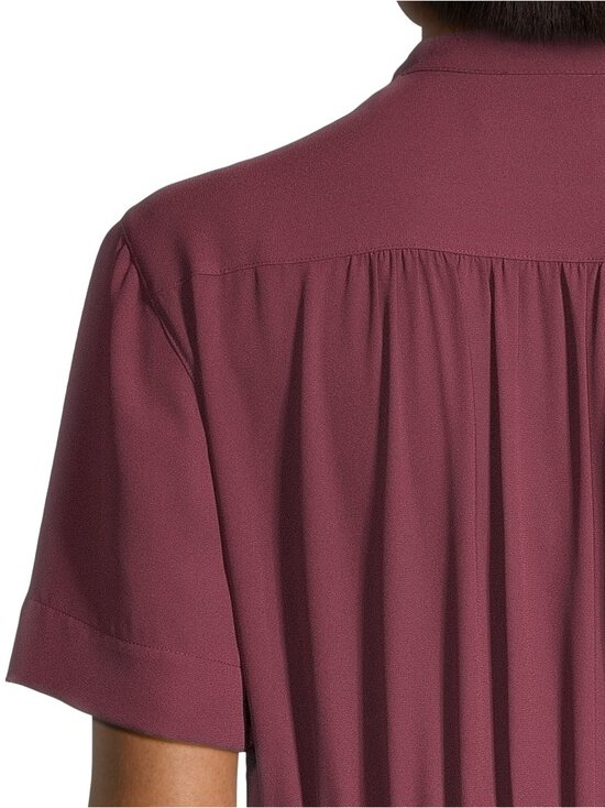 GANT - Plisēta midi kreklkleita - 656 PLUM WINE | Stockmann - photo 4