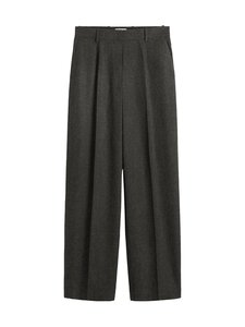 TOTEME - Leveälahkeiset flanellihousut - CHARCOAL MELANGE TOTEME - Leveälahkeiset flanellihousut - CHARCOAL MELANGE | Stockmann