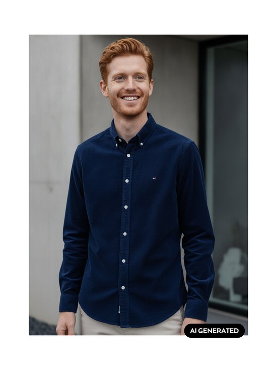 Tommy Hilfiger - Triiksärk Solid Corduroy - BCL IMPERIAL NAVY | Stockmann - photo 6