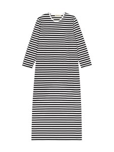 Marimekko - Katju Tasaraita -yömekko - 068 WHITE, BLACK | Stockmann
