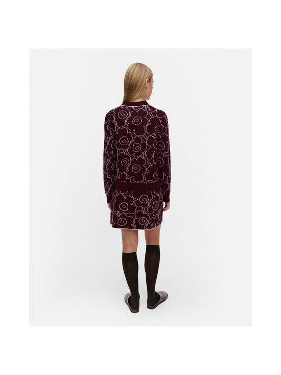 Marimekko - Liikkua Piirto Unikko -neule - 430 WINE RED, LIGHT PINK | Stockmann - photo 2
