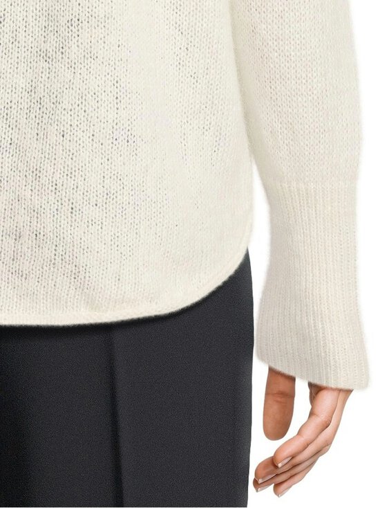 rich & royal - Crew-Neck Oversized -alpakkasekoiteneule - 113 PEARL WHITE | Stockmann - photo 5