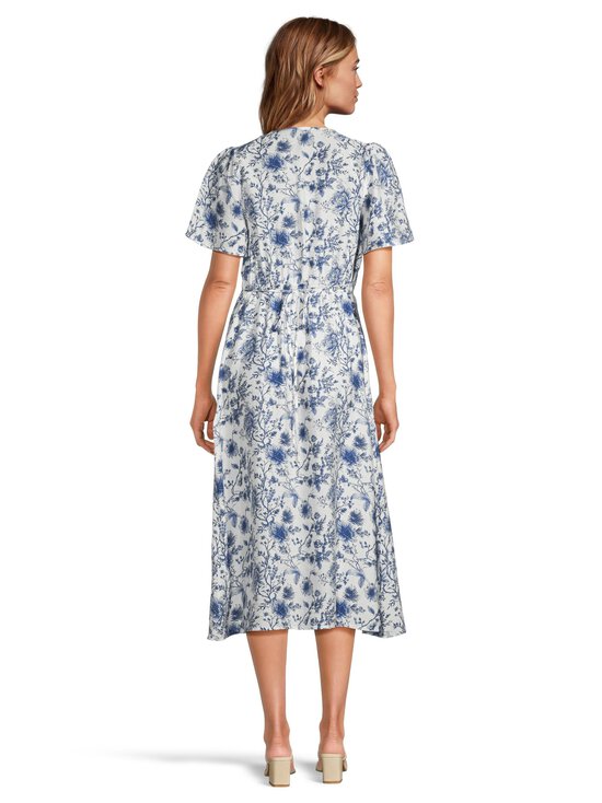NOOM - Thalia-mekko - BLUE/OFFWHITE FLOWER PRINT | Stockmann - photo 3