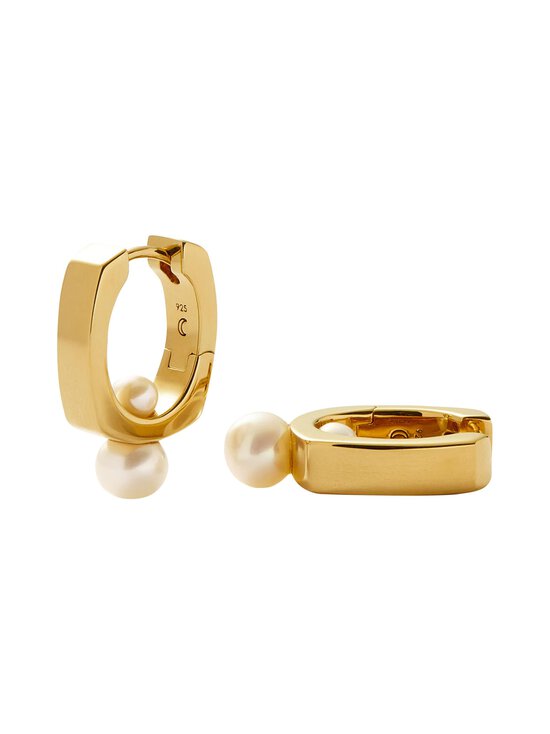 MISSOMA - Button Pearl Square Small Hoop -korvakorut - GOLD - photo 1 MISSOMA - Button Pearl Square Small Hoop -korvakorut - GOLD | Stockmann - photo 1