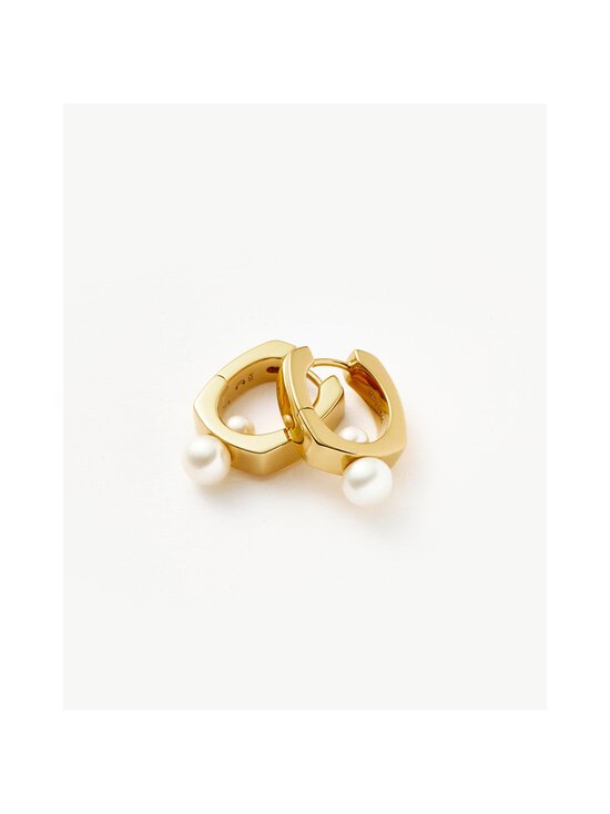 MISSOMA - Button Pearl Square Small Hoop -korvakorut - GOLD - photo 3 MISSOMA - Button Pearl Square Small Hoop -korvakorut - GOLD | Stockmann - photo 3