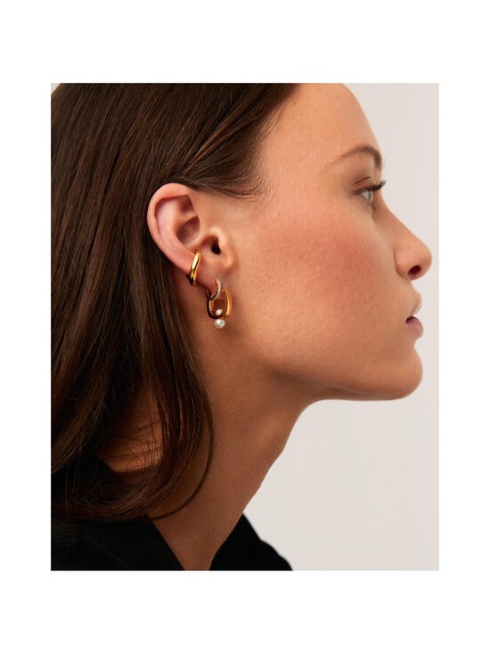 MISSOMA - Button Pearl Square Small Hoop -korvakorut - GOLD - photo 4 MISSOMA - Button Pearl Square Small Hoop -korvakorut - GOLD | Stockmann - photo 4