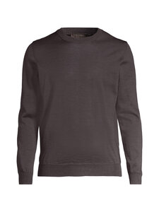 Oscar Jacobson - Kudum Miguel Roundneck - 519 BROWN FLANNEL | Stockmann