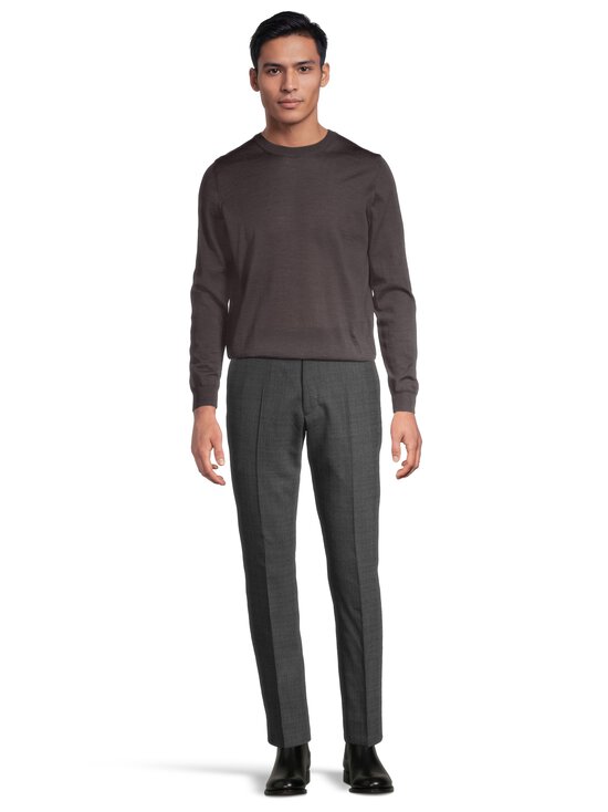 Oscar Jacobson - Kudum Miguel Roundneck - 519 BROWN FLANNEL | Stockmann - photo 2